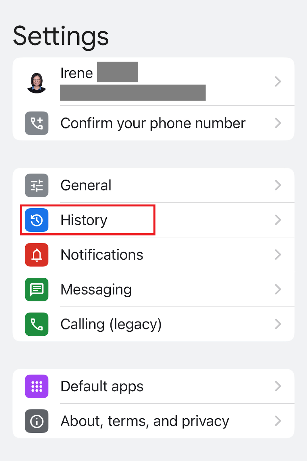 How to see your Google Meet history on iOS