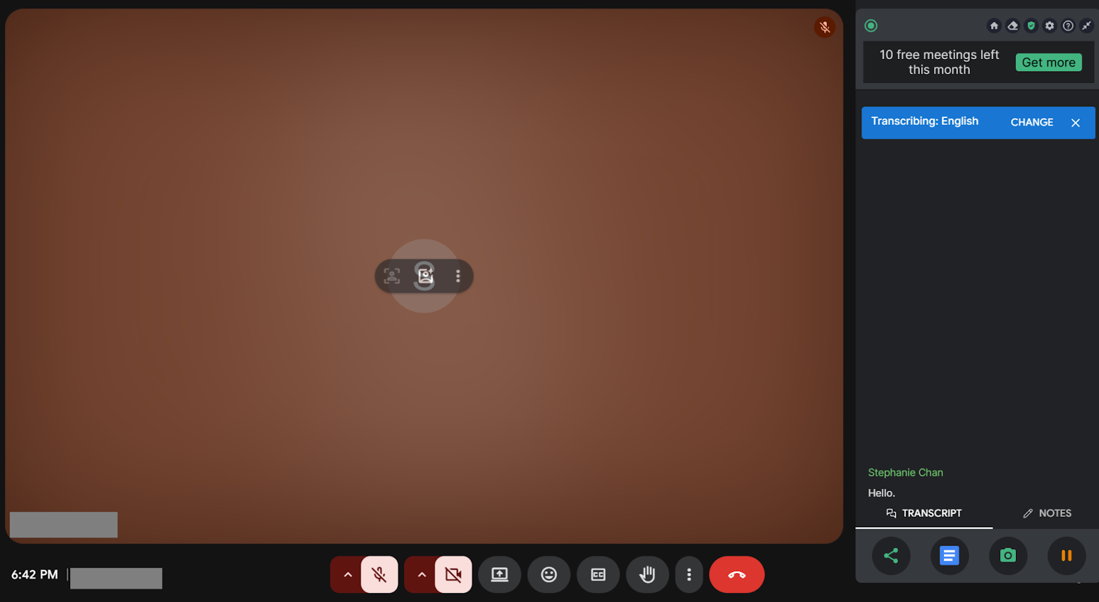 Tactiq for Google Meet