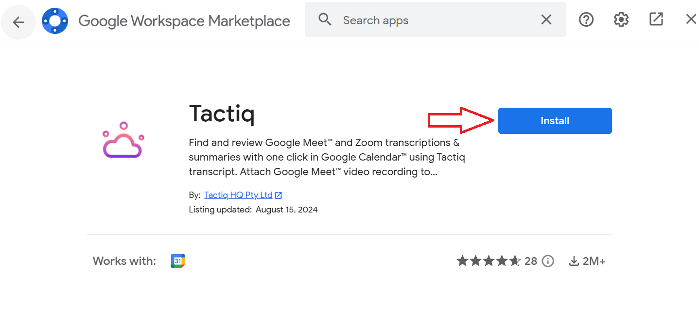 Install Google Add-On