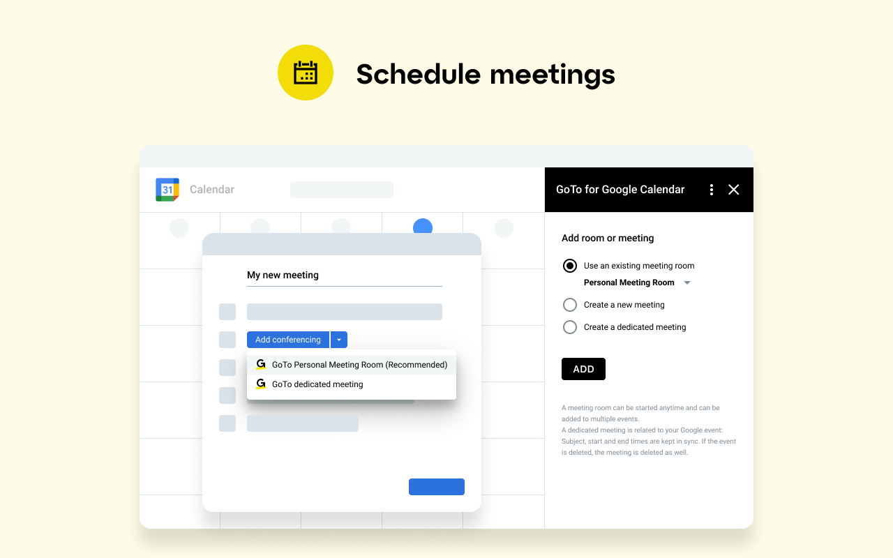 GoTo For Google Calendar