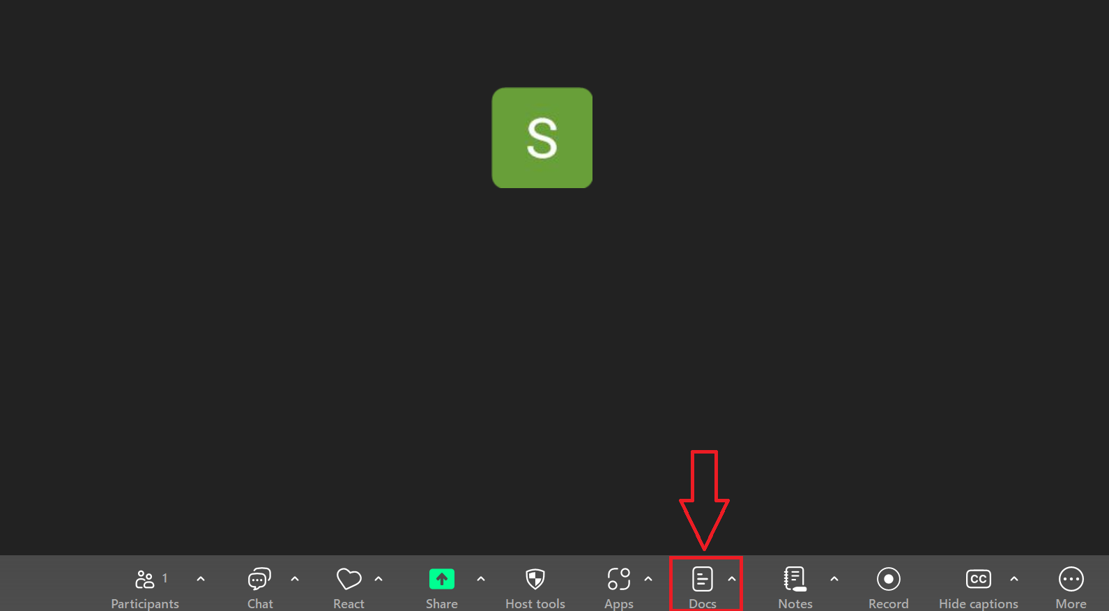 Accessing Zoom Docs during meetings