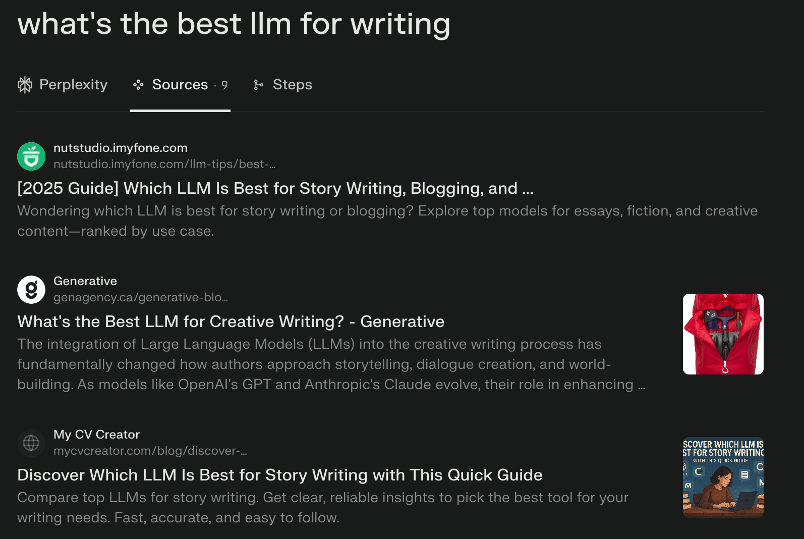 Perplexity for Research