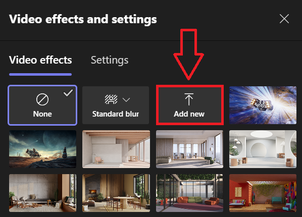 How to Upload A new MS Teams Background