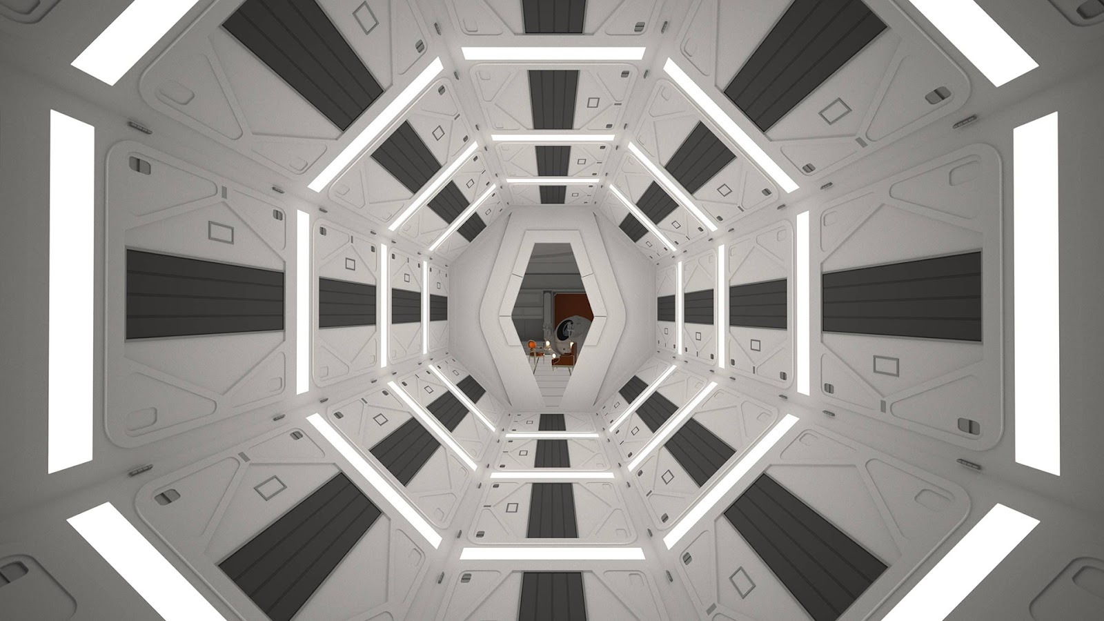 2001: A Space Odyssey Hallway