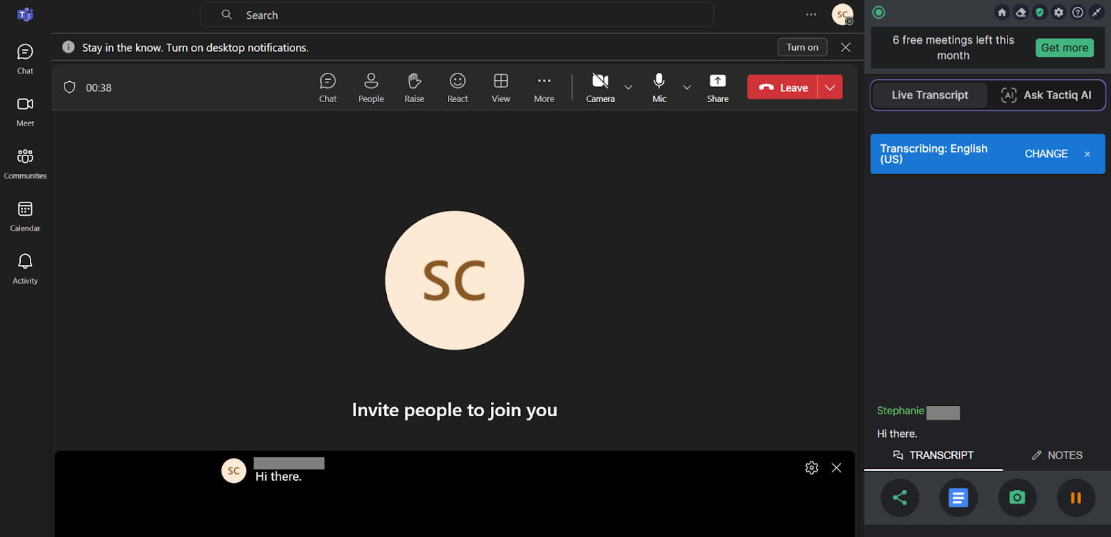 Use Tactiq to Stay Organized When Rescheduling Outlook Meetings