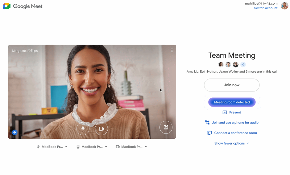 Google Meet Proximity Detection