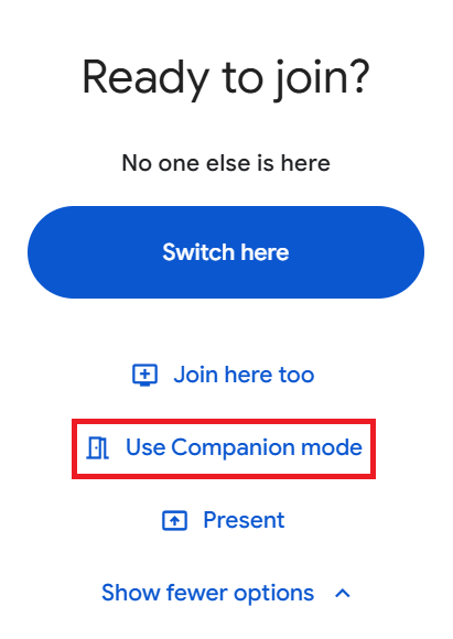 Using a meeting invite