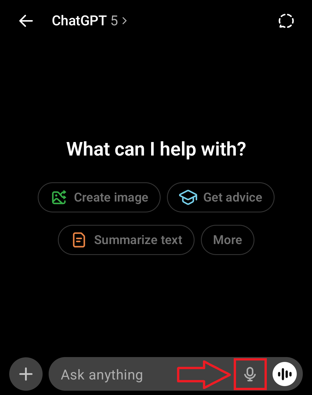 How to use speech-to-text in ChatGPT