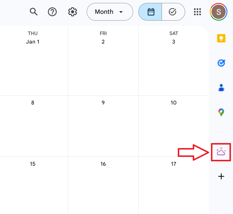 Tactiq add-on in Google Calendar
