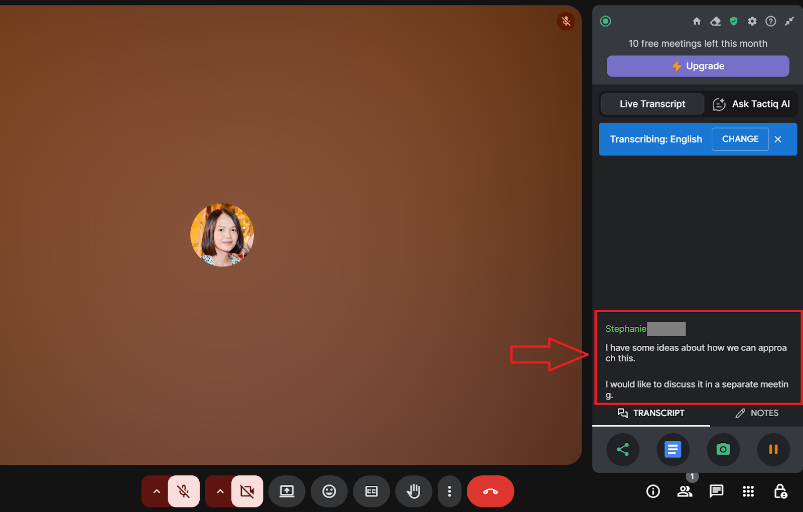 How To Get A Transcript Of Your Meeting (Using Tactiq)