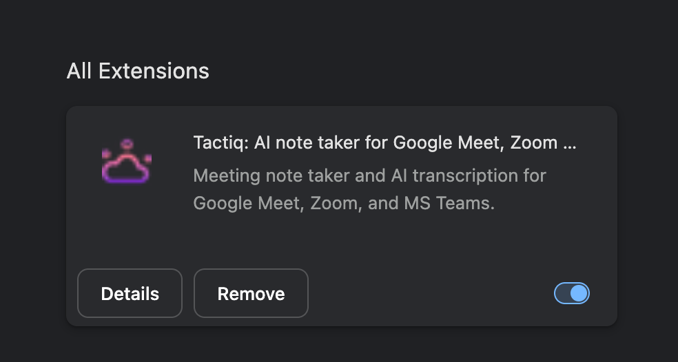 How to Install Tactiq on ChatGPT Atlas