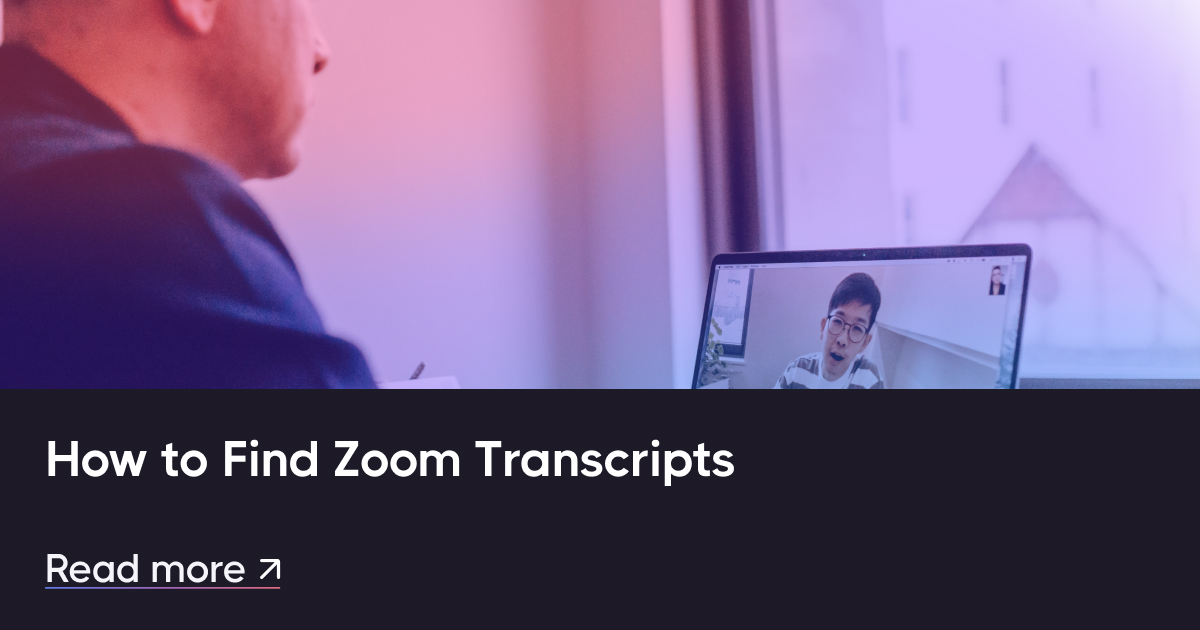 Cómo encontrar las transcripciones de Zoom