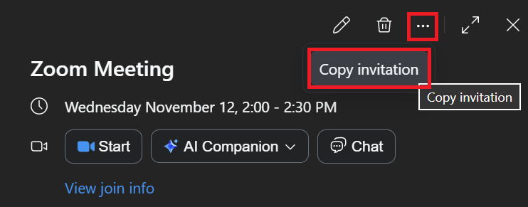 How to share a Zoom meeting link on desktop (Windows, macOS, Linux)
