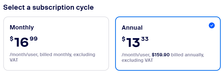 Zoom billing cycle