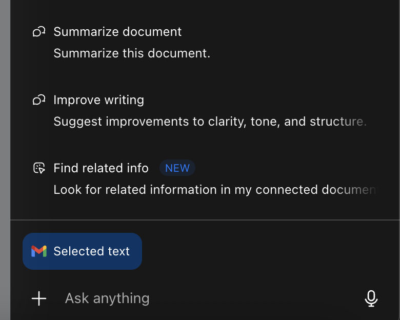 Draft an email with Atlas