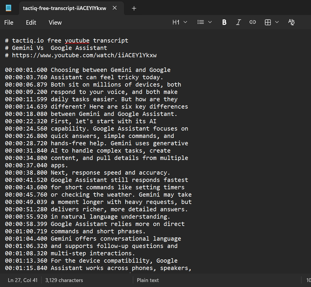 Sample Tactiq transcript in txt