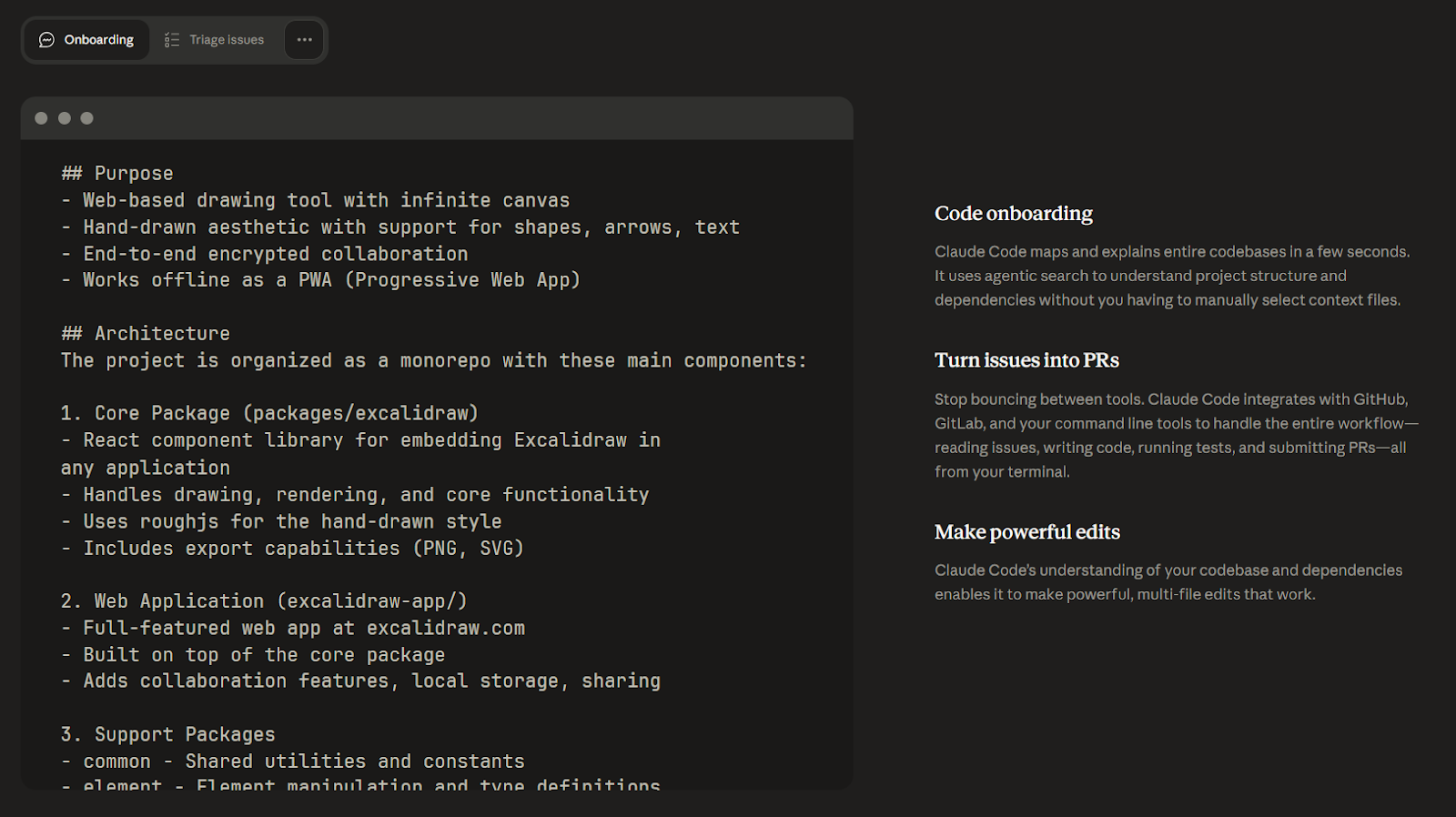 Claude for Q&A and coding