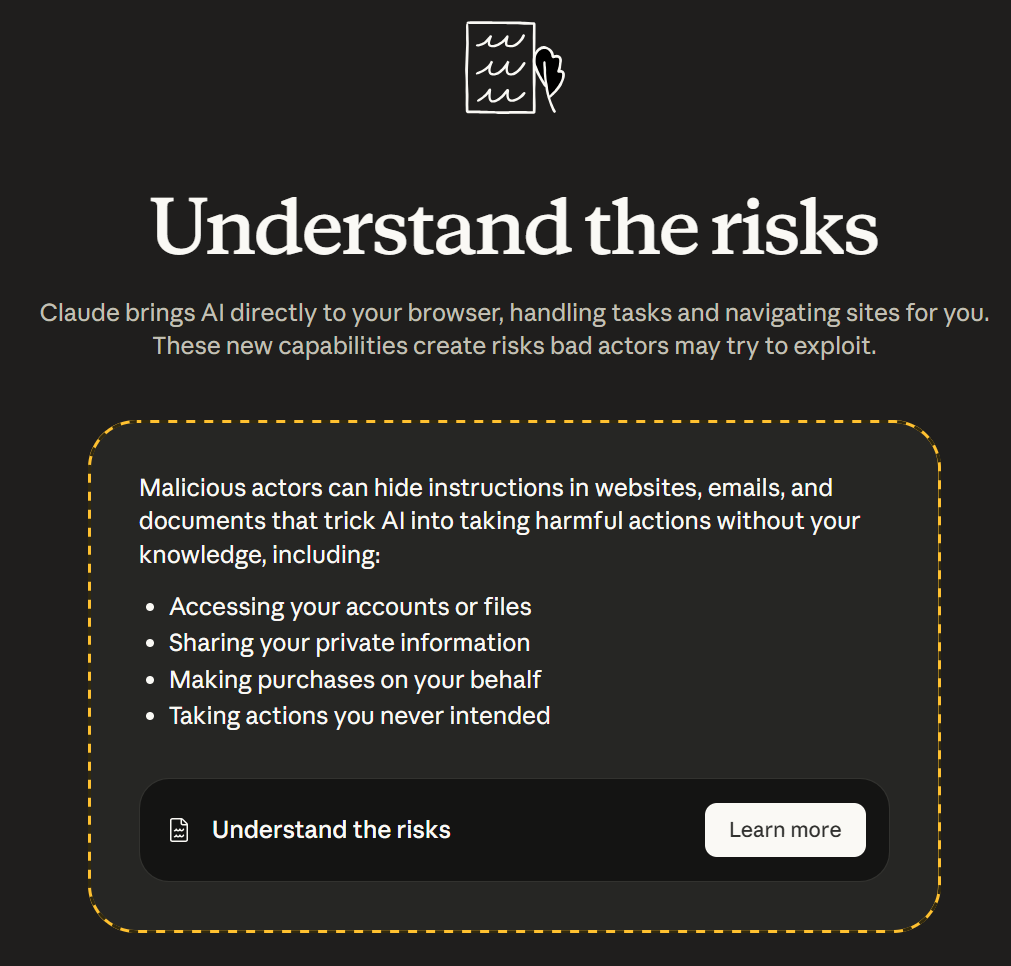 Claude extension risks