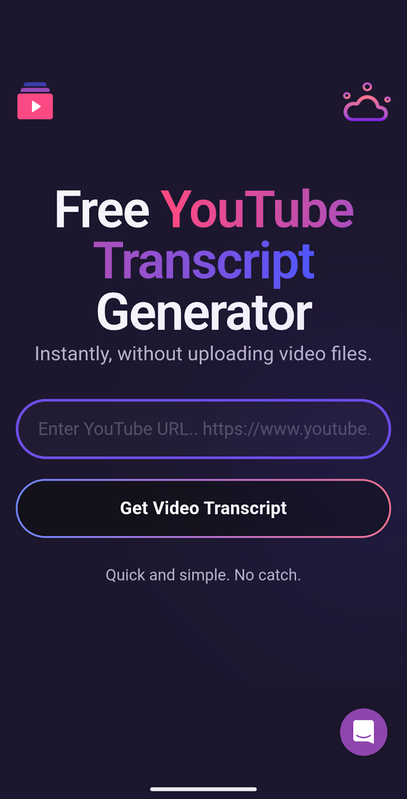 Tactiq YouTube Transcript Generator Mobile