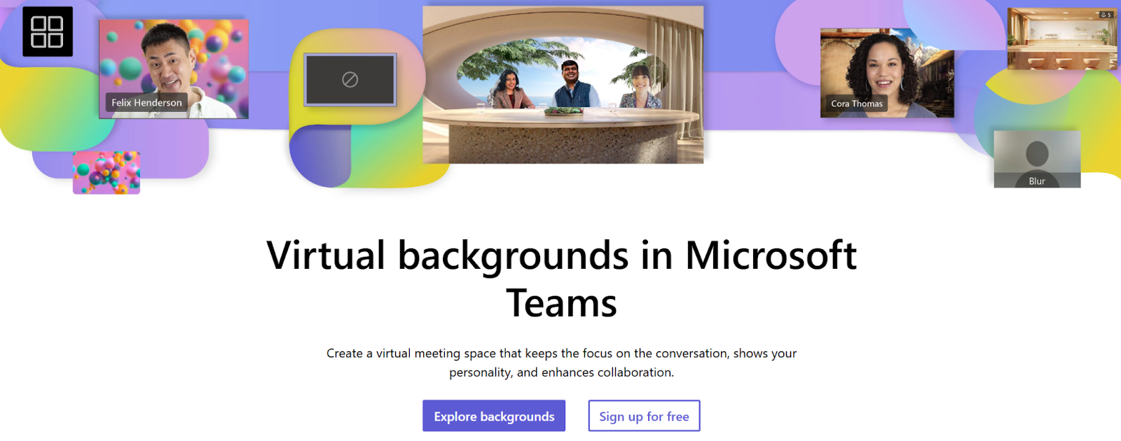 Virtual backgrounds MS Teams