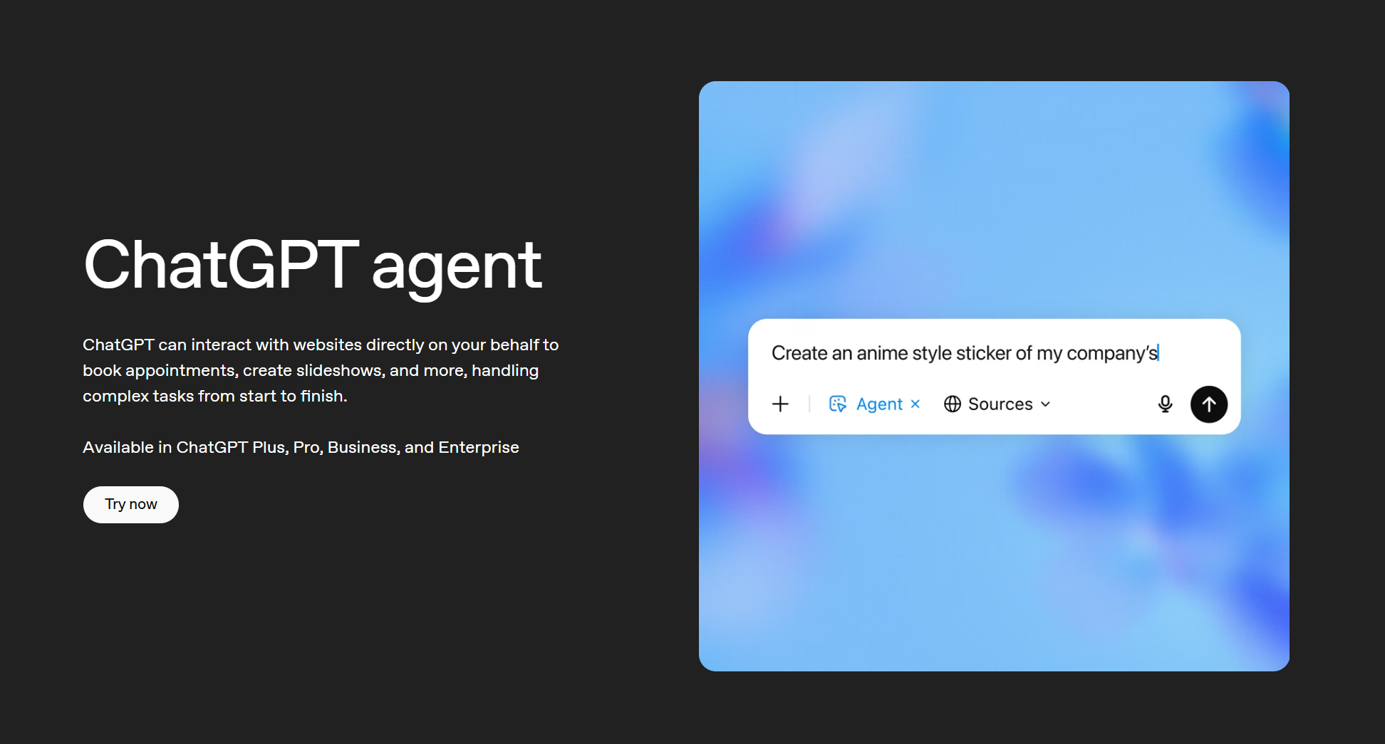ChatGPT with agent mode