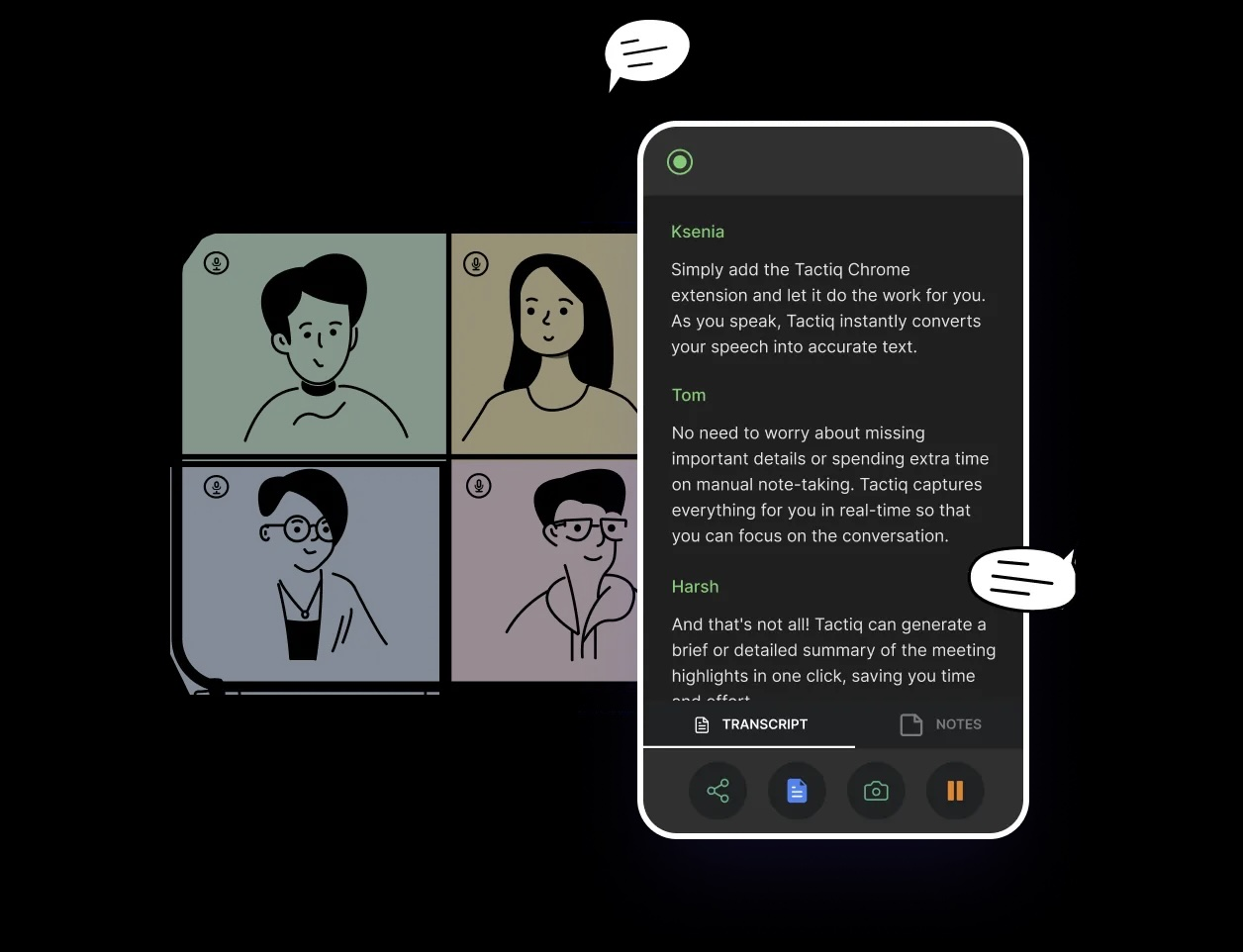 tactiq and AI chatbots