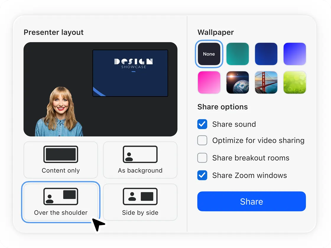 Zoom screen-sharing