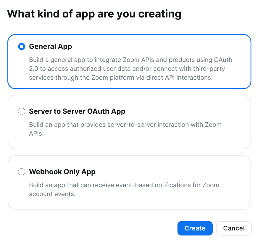 Zoom Meeting SDK - Build general app
