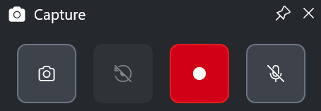 Screen recording on Windows
