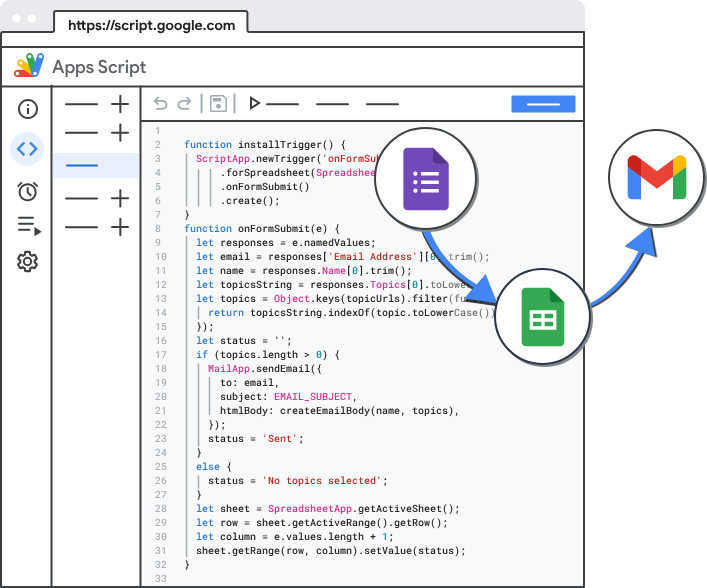 Using Google Apps Script for custom tracking