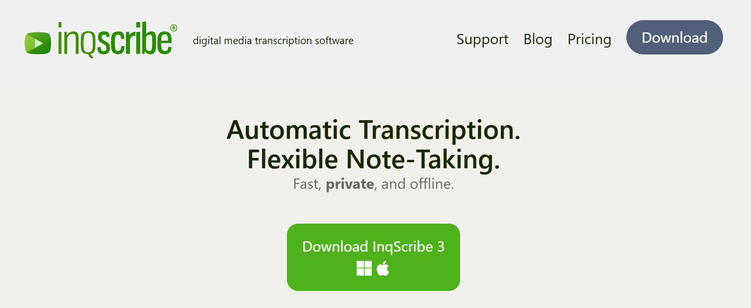 InqScribe