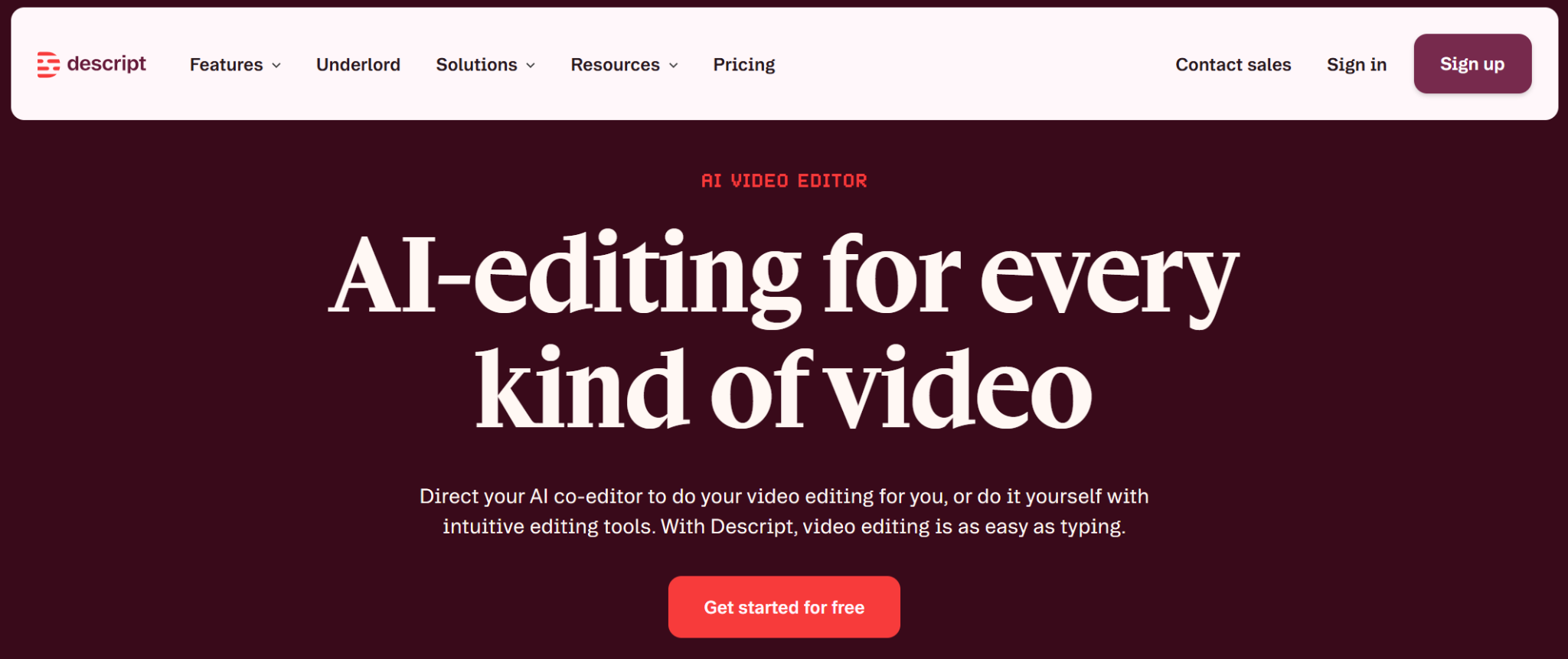 Best transcription service for podcast and video editing_ Descript