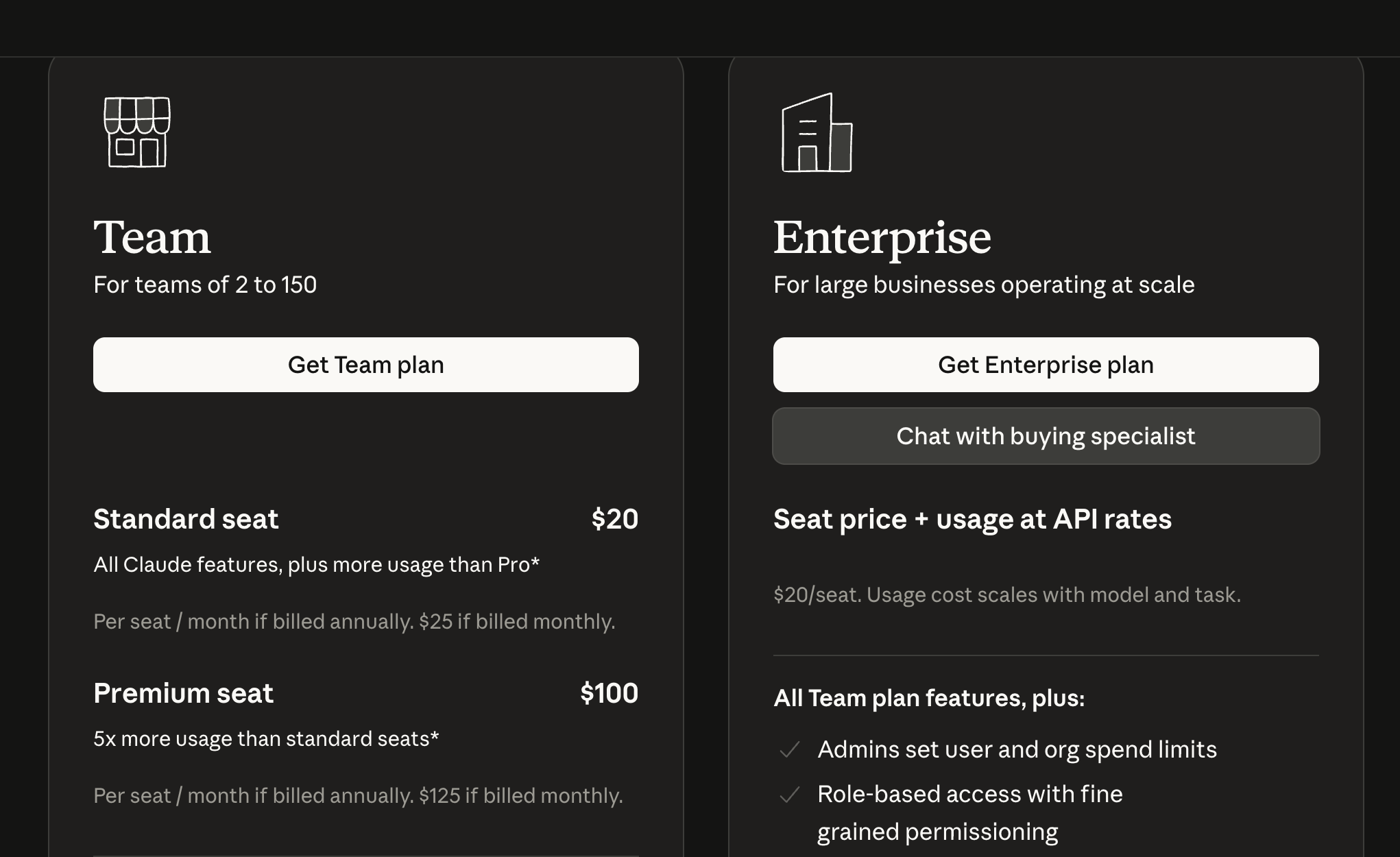 Claude Team pricing