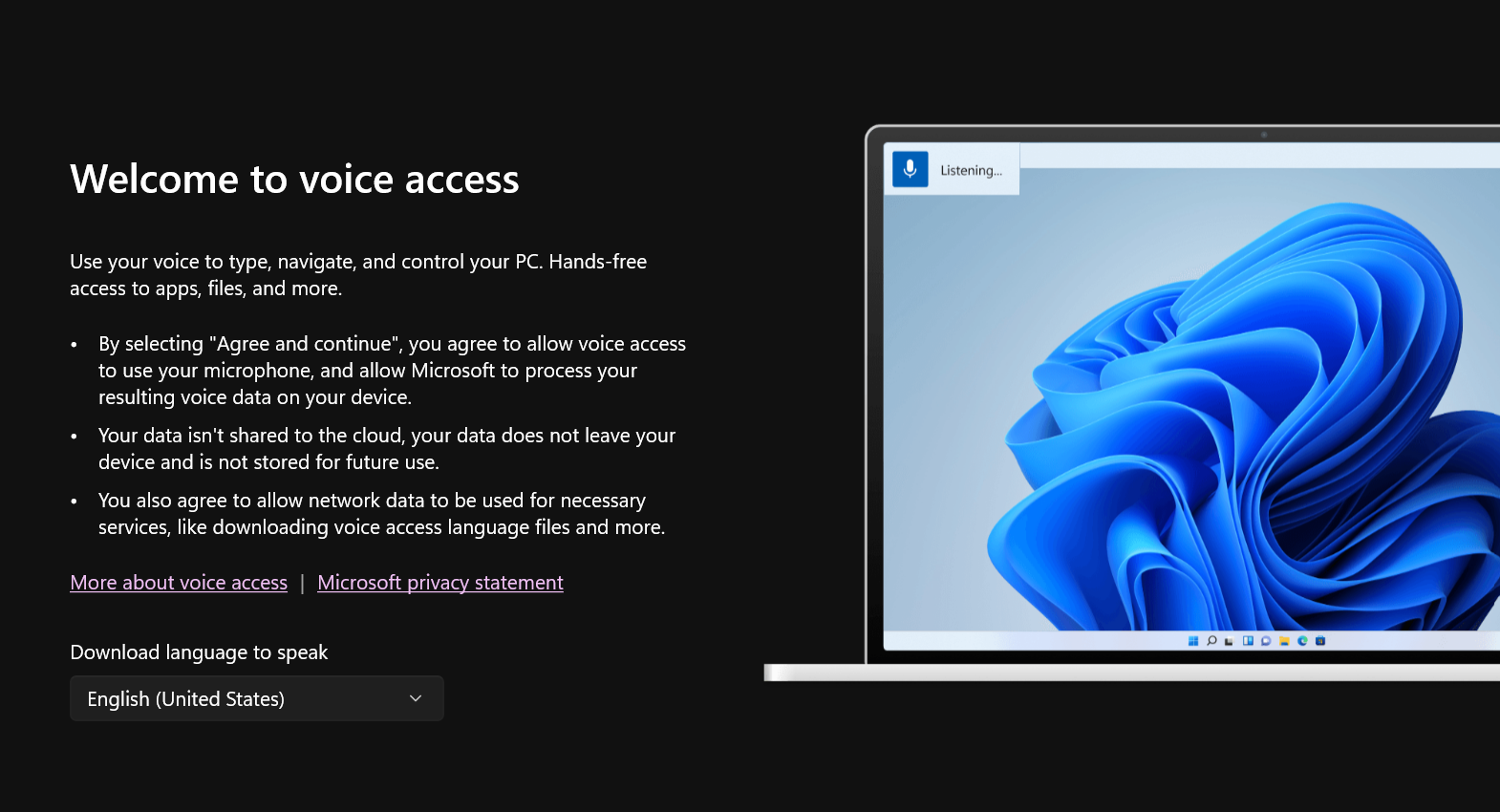 Windows Voice Access