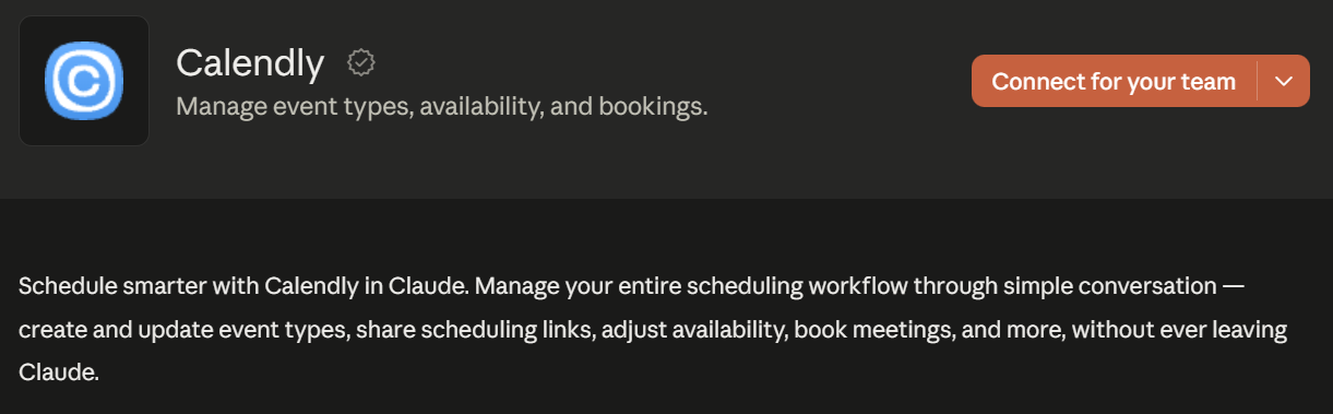 Calendly Connector