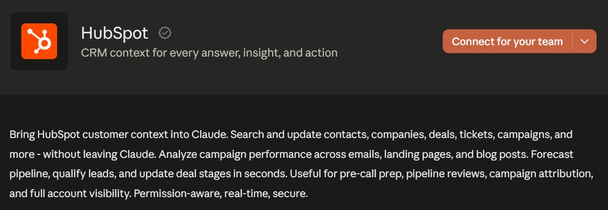 HubSpot Connector