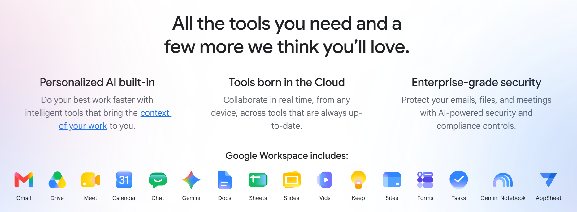 google workspace integration