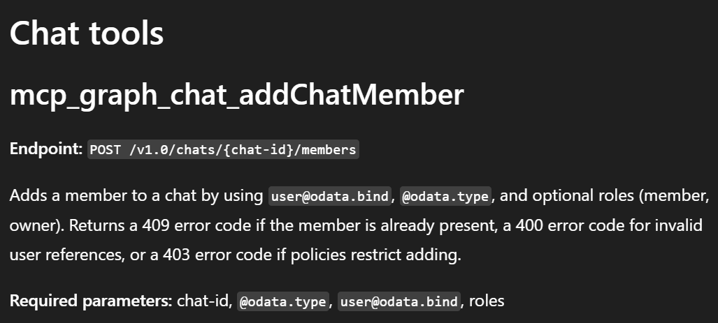 Teams MCP server