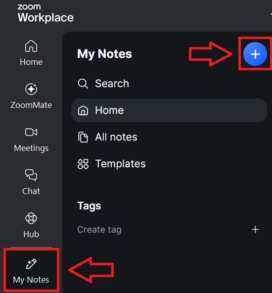 Using Zoom My Notes