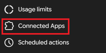Gemini Connected Apps