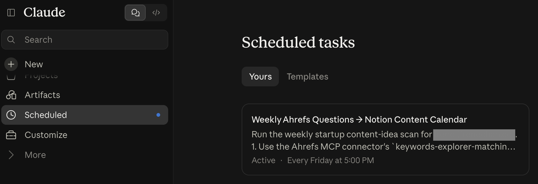 schedule tasks