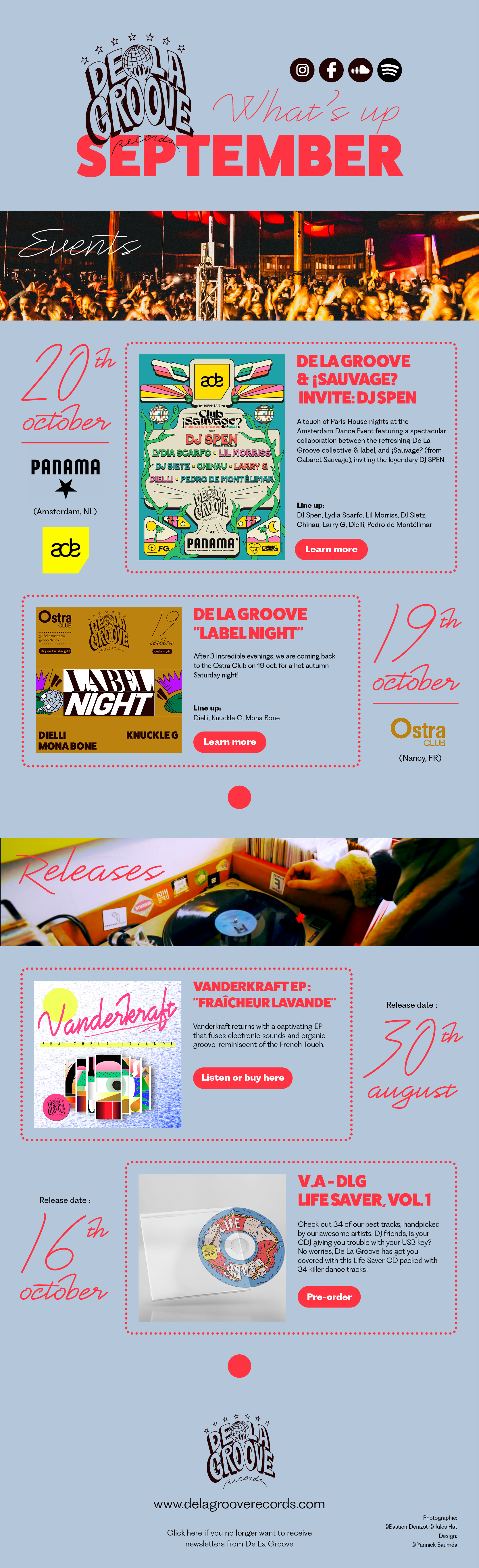 Newsletter De La Groove
