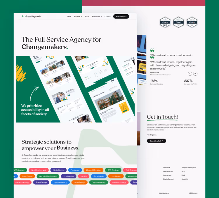 Greenflag media website thumbnail