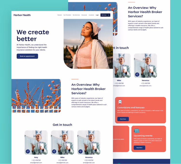 Harbor Health website thumbnail