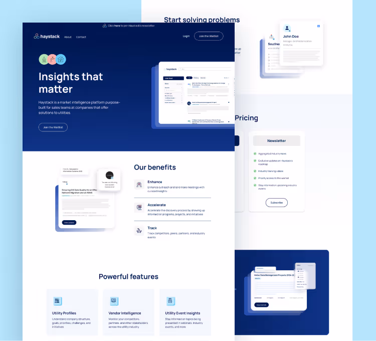 Haystack Insights Inc's organization website thumbnail