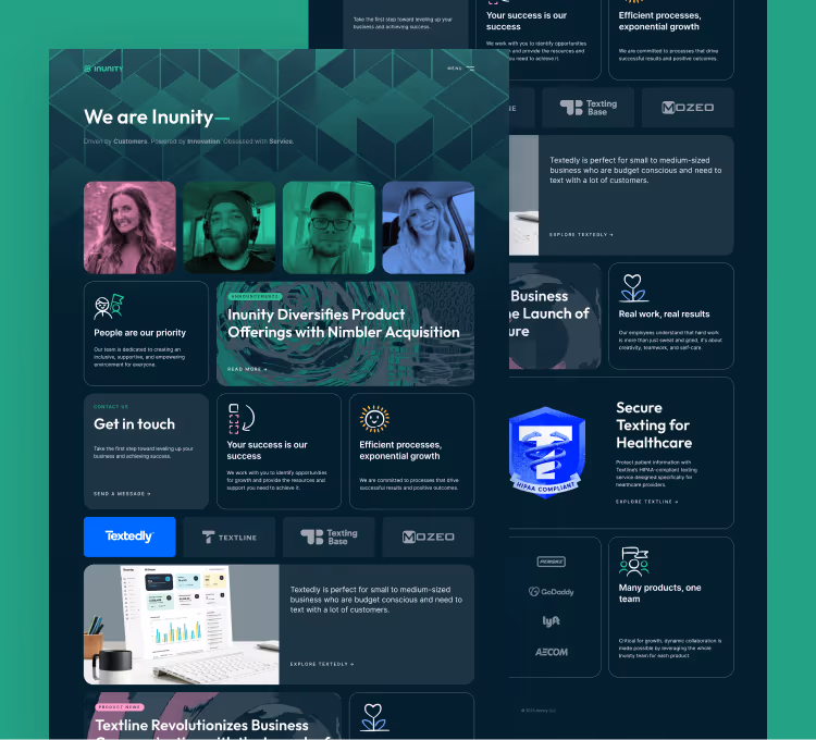 Inunity website thumbnail