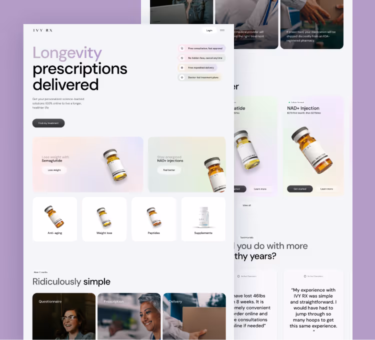 IvyRX website thumbnail