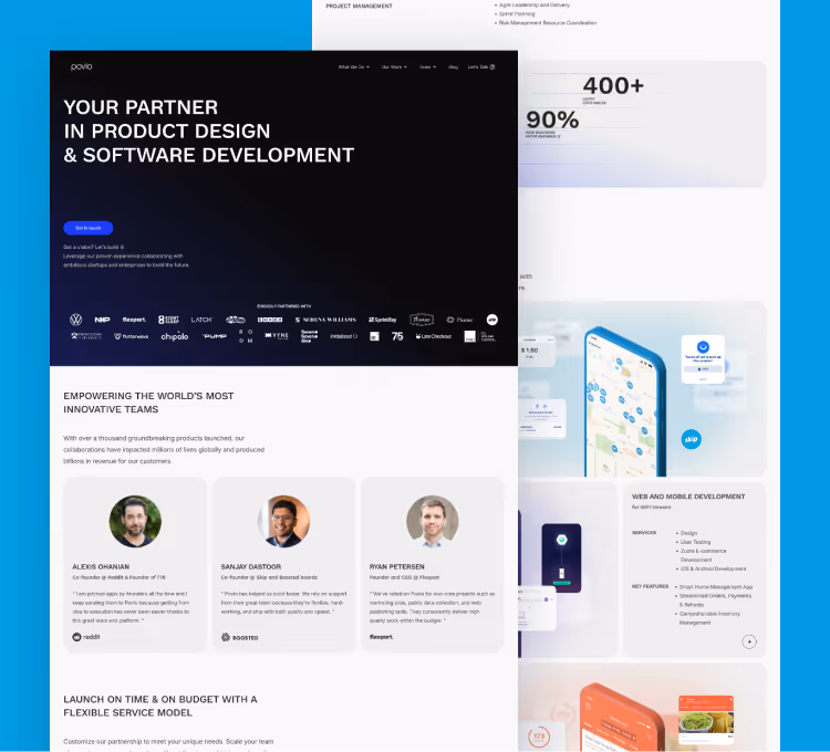 Povio website thumbnail