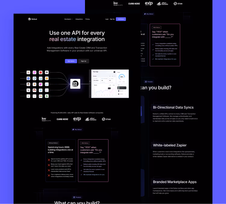 Rollout.com website thumbnail