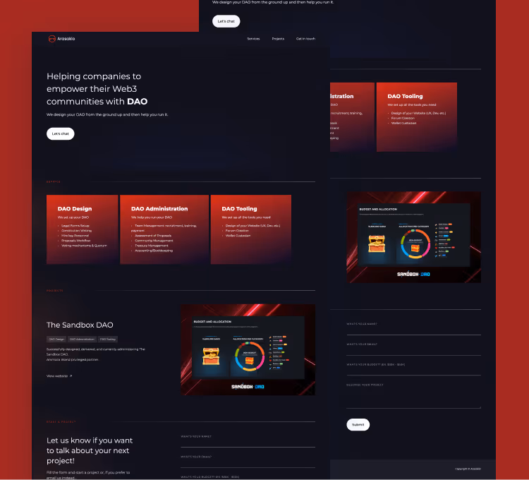arasak.io website thumbnail